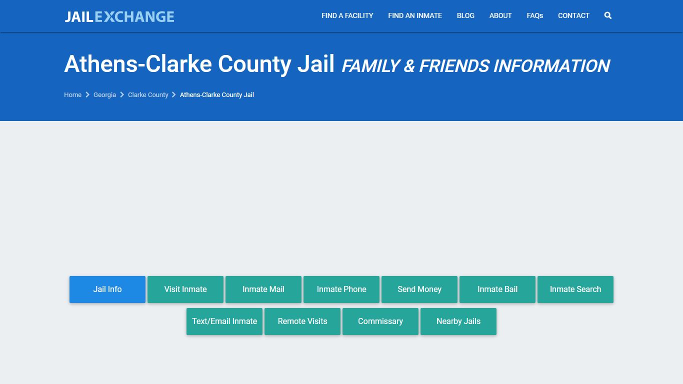 Athens-Clarke County Jail GA | Booking, Visiting, Calls, Phone